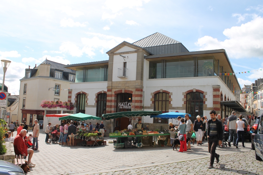 Douarnenez, le quartier des halles